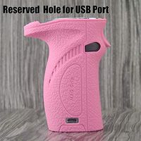 CEOKS for SMOK Mag Grip 100W Silicone Case, Anti-Slip Protective Silicone Case Skin Rubber Cover for SMOK Mag Grip 100W Kit TC Mod Box Rubber case wrap Shield (Pink)