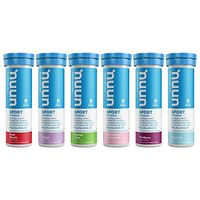 Nuun Sport - Variety Pack - High Electrolytes for Active Hydration (6 Flavors - 60 Tabs)