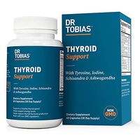 Dr Tobias Thyroid Support - Herbs & Vitamin Supplement (60 Count)