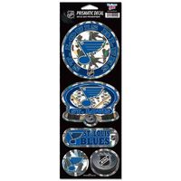 WinCraft NHL St. Louis Blues Prismatic Decal, 4" x 11"