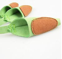 LTDD Adjustable Microfiber Cloth Archery 3-Finger Gloves (Green)