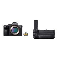 Sony a7 III Full-Frame Mirrorless Interchangeable-Lens Camera Optical with 3-Inch LCD, Black (ILCE7M3/B) with Vertical Grip for α9