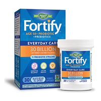 Nature’s Way Fortify 50+ Probiotic, 30 Billion Live Cultures, 11 Strains, Prebiotics, 30 Capsules