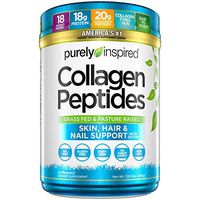 Purely Inspired Multi Collagen Protein Powder, Grass Fed & Pasture Raised Collagen Peptides Supplement, Gluten Free, Dairy Free, Keto Friendly, Non GMO, Unflavored, 23 Servings (1lbs)