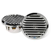 Aquatic AV PR 6.5 Pro-Series Chrome Marine Speaker 100W MAX, 50W RMS Chrome AQ-SPK6.5-4LC