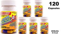 Stacker 2 Fat Burner Capsules 20ct (Lot of 6 X Bottles) = 120 Capsules