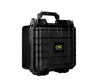 Common Sense Cases 5001 Single Pistol, Hard Drive, DSLR Hard Case with DIY Foam - Weather Resistant - Black - Internal Dimensions: 9" x 7" x 4"