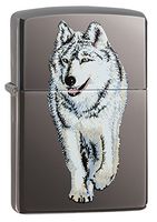 Zippo Wolf Black Ice Pocket Lighter