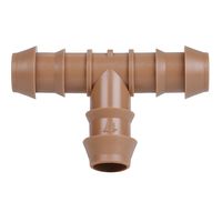 iRunning 18 Pieces Irrigation Tee Fittings (17mm) for 1/2" Tubing (0.600"ID) - Barbed Connectors for Sprinkler and Drip Irrigation Systems ...