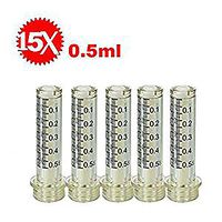 ZPEN 0.5Ml 15Pcs Syringe Ampoule Head for Hyaluron Gun Hyaluron Pen High Pressure Wrinkle Removal Water Syringe