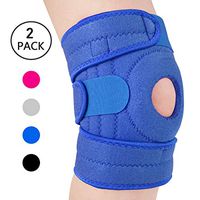Knee Brace with Side Stabilizers and Open Patella, Adjustable Knee Support for Arthritis Pain One Size Fits All