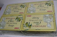 Hypoallergic Hygeia Olive oil Soap face - body 4 x 125gr TRADITIONAL GREEK =CRETE ISLAND