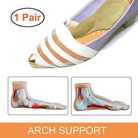 Arch Support Insoles for Flat Feet, Plantar Fasciitis, Relieve Pain for Women and Men
