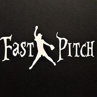 Fastpitch Softball Pitcher Vinyl Decal Sticker|WHITE|Cars Trucks Vans SUV Laptops Wall Art|6.5" X 3"|CGS750