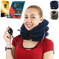 Cervical Neck Traction Device by Only1MILLION for Instant Neck Pain Relief [FDA Approved] - Adjustable Neck Stretcher Collar for Home Traction Spine Alignment