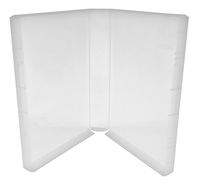 (25) CheckOutStore Plastic Storage Cases for Wood Mounted Rubber Stamps (Clear/Spine: 40 mm)