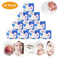 Ultra Soft Premium 3-Ply Toilet Paper, Silky & Smooth White Rolls Paper, Natural Skin-Friendly Household Bath Tissue Wood Pulp Hand Towels for Daily Use (White, 40)