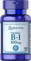 Puritan's Pride Vitamin B-1 100 mg-100 Tablets