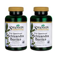 Swanson Full Spectrum Schizandra Berries 525 Milligrams 90 Capsules (2 Pack)