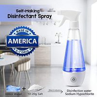 Portable Detergent Maker,Sodium Hypochlorite Spray Bottle– Multipurpose Household,Self-Made Detergent Generator Machine … (White)