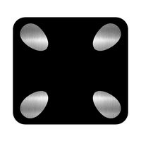 DEI QI Body Fat Scale Floor Scientific Smart Electronic LED Digital Weight Scale Bathroom Balance Scales for Body Weight (Color : Black)