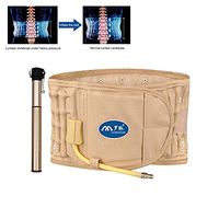 Lumbar Support- Spinal Air Traction Physio Decompression Back Belt- Reduce Lumbar Pain- Inflatable Waist Belt for Men and Women- Khaki