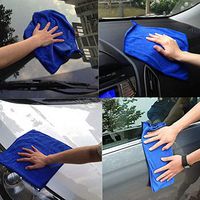 NszzJixo9 7Pcs Car Wipe Towel Blue Soft Absorbent Wash Cloth Car Auto Care Microfiber Cleaning Towels Microfiber Cleaning Towels Cloths Wash Towel Duster