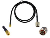 3 ft Low-Loss Coax Extension Cable (50 Ohm) - SMA Male to N Male - for 3G/4G/LTE/Ham/ADS-B/GPS/RF Radio to Antenna or Surge Arrester Use (Not for TV or WiFi)