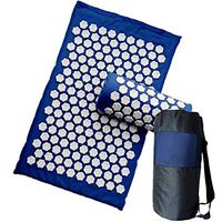 FIRMERS Acupressure Relieve Back Body Pain Spike Mat Massager (appro.6238cm) Cushion Acupuncture Yoga Massage Mat/Pillow,Blue