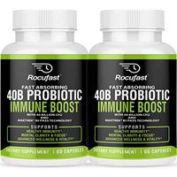 Immune Support Immunity Boost Probiotic Supplement - Once Daily Multi-System Immune Defense - Great Immune Booster for Adults 2 Bottles