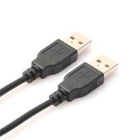 MChoice 0.8M USB 2.0 Type A Male to A Male Cable Black