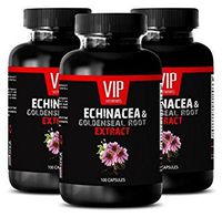Metabolism Accelerator - Echinacea & Goldenseal Root 300MG - Immune Vitamins for Adults - 3 Bottles (300 Capsules)
