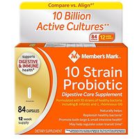 Member's Mark 5x Probiotic Digestive Care Supplement - 2/42ct. Bottles