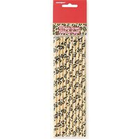 Cheetah Paper Straws, 10ct