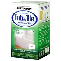 Rust-Oleum 7860519 Tub and Tile Refinishing 2-Part Kit, White