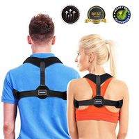SGODDE Posture Corrector Back Brace - Adjustable Posture Support Correctors for Men and Women - Straightener Supports Shoulder for Clavicle Support and Providing Pain Relief