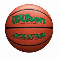 Wilson Evolution Game Basketball, Green, Official Size - 29.5"