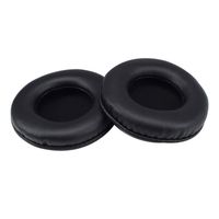Sdoveb Round Comfy Earpads Protector High-Density Foam Ear Pads Fit for Philip-s SHP8000 SHP1900 AKG K935 Headphones (Black)