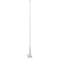 TRAM(R) 1614 46" VHF 3 Dbd Gain Marine Antenna with Cable Built-in to Ratchet Mount, Silver