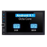 Car Stereo Double Din - EINCAR Android 8.1 Car Radio 7" Touchscreen 2GB RAM 32GB ROM Car Navigation Zlink/Android Auto/Bluetooth/WiFi/Video Out/Dash Cam/OBDII