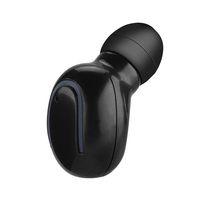 Zerone Mini Invisible Wireless Business Bluetooth Headset Single Earbud with Charging Station for Cell Phones, Skype, Office/Work Out/Trucker Driving
