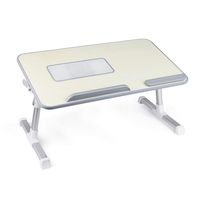 Foldable Computer Desk-CSSD Adjustable Mobile Laptop Computer Desk,Turnlift Portable Mobile Laptop Desk(Ship from US) (66387CM, Grey)