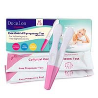 Pregnancy Test Early, Docalon 2 Count Clear and Accurate Results Over 99% Accurate HCG Early Pregnancy Test Detection Individually Sealed