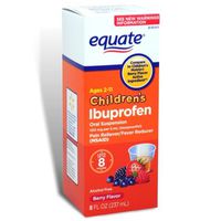 Equate Children's Ibuprofen Pain Reliever/Fever Reducer, Oral Suspension, Berry Flavor 8 Oz