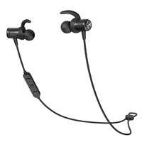 Bluetooth Headphones Sports, Mpow S11 Wireless aptX 5.0 Earphones IPX7 Waterproof in-Ear, Running Magnetic Earbuds Sport Fitness Built-in Mic with HD Stereo Sounds CVC6.0 for iPhone Android, Black