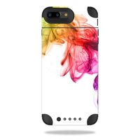 MightySkins Protective Vinyl Skin Decal Compatible with Mophie Juice Pack Air iPhone 7 Plus Plus wrap Cover Sticker Skins Rainbow Smoke