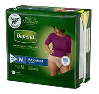 Medium Maximum Absorbency Depends Fit Flex Underwear