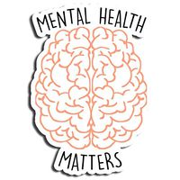 Mental Health Brain Sticker Sayings Stickers Waterbottle Sticker Tumblr Stickers Laptop Stickers Vinyl Stickers
