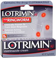 Lotrimin AF for Ringworm Cream 0.42 oz (Pack of 6)