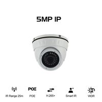 Ares Vision 5/4MP POE IP Network High Definition CCTV Camera w/IR Night Vision